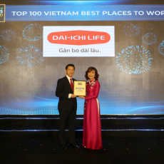 DAI-ICHI LIFE Việt Nam được vinh danh trong TOP 2 Nơi Làm Việc Tốt Nhất Ngành BẢO HIỂM