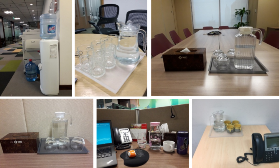 A plastic bottle free office!